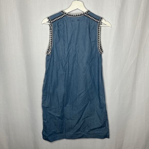 J. Crew Blue Chambray‎ Denim Dress - Picture 4 of 5